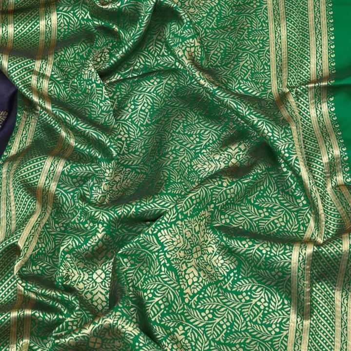 🔱 *KP - 1066* 🔱

*FABRIC : SOFT LICHI SILK CLOTH.*

*DESIGN : BEAUTIFUL RICH PALLU & JACQUARD WORK uploaded by Vijaya's boutique on 2/21/2021