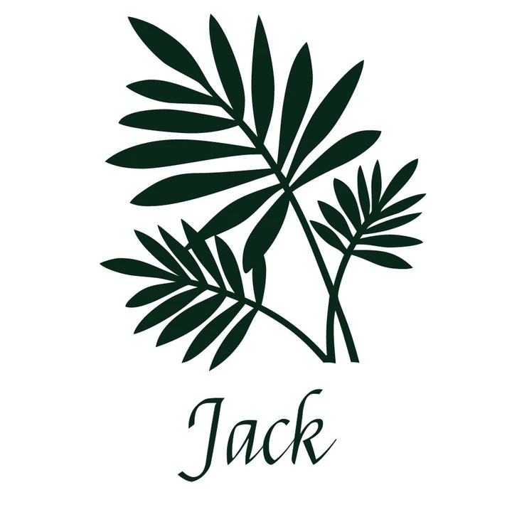 Visiting card store images of Jack's Showroom