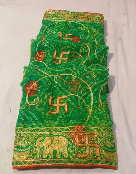 Product uploaded by Jaipuri wholesale gotta patti kurtis nd sarees on 2/16/2023
