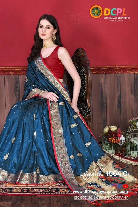 Cotton banarasi silk and soft saree  uploaded by DHANANJAY CREATION  on 2/16/2023