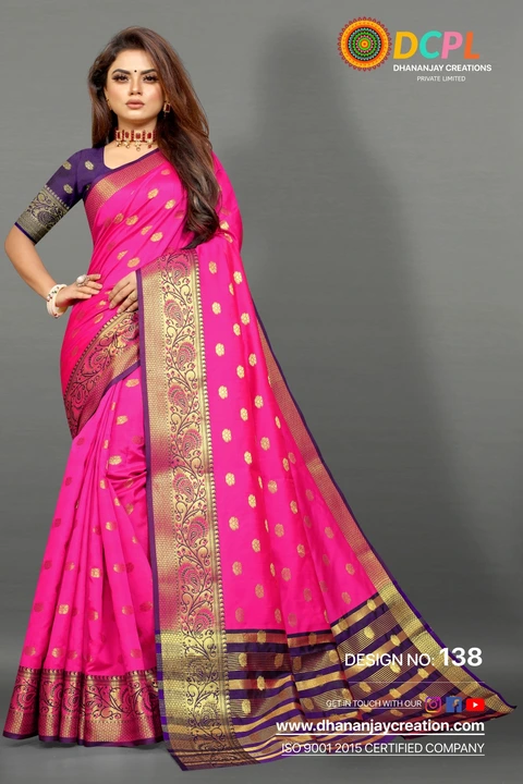 Banarasi silk saree for wedding wears  uploaded by DHANANJAY CREATION  on 2/16/2023