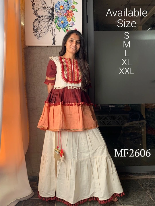 🥁💃🏻
*NAVRANG FEMALE KEDIA WITH SKIRT COLLECTION IS BACK*
💃🏻🥁
*The most awaited tribal collecti uploaded by Aanvi fab on 2/16/2023