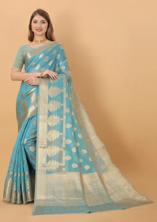 Banarasi silk saree for women  uploaded by DHANANJAY CREATION  on 2/16/2023