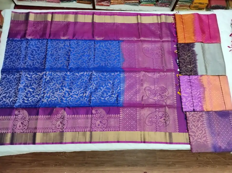 Post image Pure handloom soft silk sarees with unique colours and designs