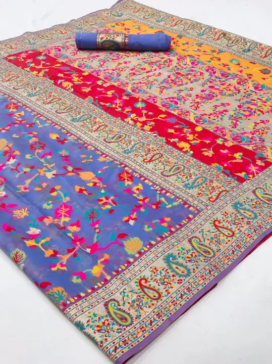 Beautiful kashmiri weaving multiple saree uploaded by Dhananjay Creations Pvt Ltd. on 2/16/2023