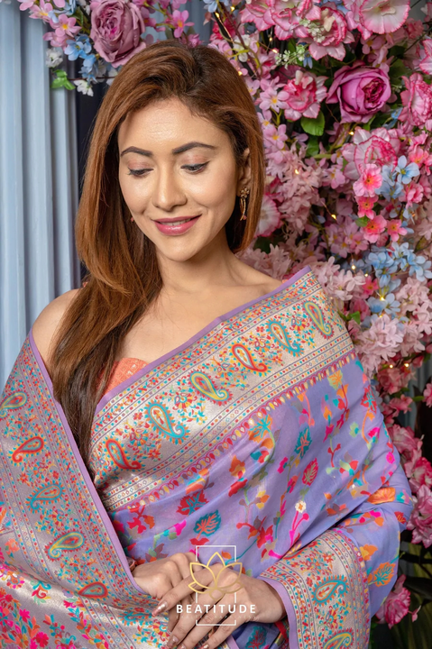 Beautiful kashmiri weaving multiple saree uploaded by Dhananjay Creations Pvt Ltd. on 2/16/2023