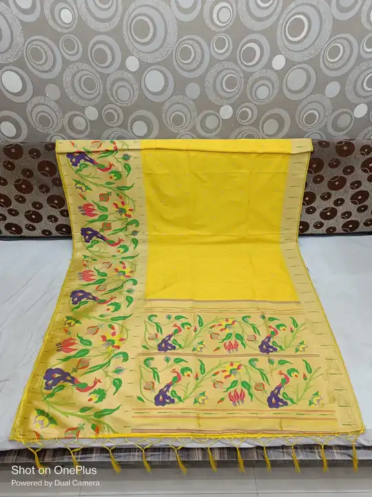 PURE PAITHANI SILK uploaded by Mukesh Saree Centre on 2/16/2023