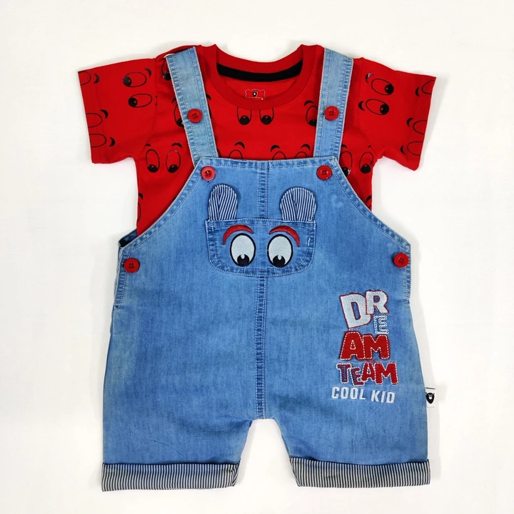 Product image with price: Rs. 215, ID: kids-denium-dungarees-97ff5b2e