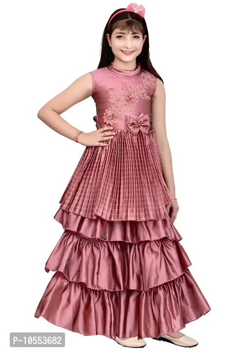 Stylish Girls Silk Blend Grown Dress uploaded by wholsale market on 2/16/2023