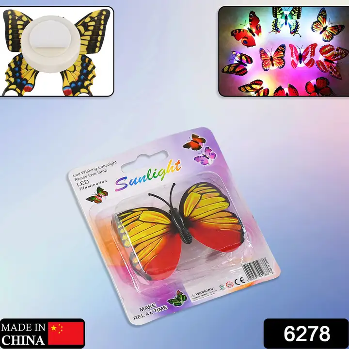 6278 THE BUTTERFLY 3D NIGHT LAMP COMES WITH 3D ILLUSION DESIGN SUITABLE FOR DRAWING ROOM, LOBBY.

 uploaded by DeoDap on 2/16/2023