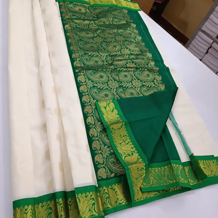 Traditional korvai silk sarees uploaded by Kp silks on 2/16/2023