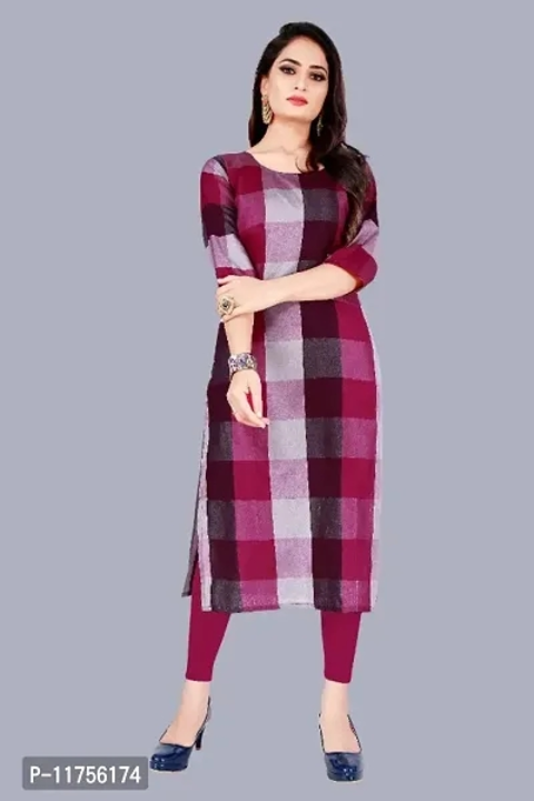 Classic Cotton Checked Kurtis for Women uploaded by Shreeji New Fashion on 2/16/2023