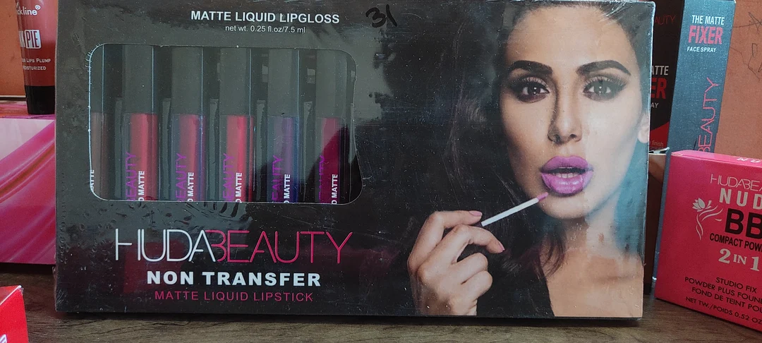 Huda beauty liquid lipgloss uploaded by business on 2/16/2023