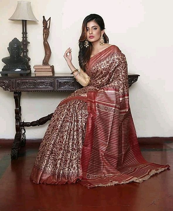 Post image Hey! Checkout my new collection called Printed silk saree..