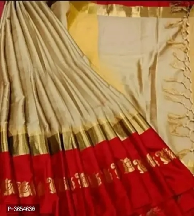 Beautiful Soft Cotton Silk Saree With Extra Blouse piece (2 Blouse ) uploaded by Shreeji New Fashion on 2/16/2023