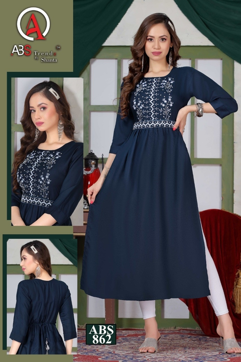 Nyra cut kurti uploaded by ABS TRENDZ on 2/16/2023