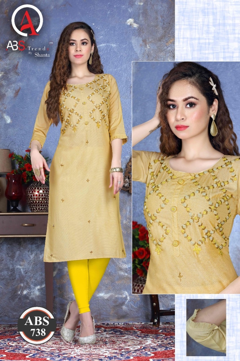 Kurti uploaded by ABS TRENDZ on 2/16/2023
