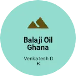Business logo of Balaji oil ghana & kirana store