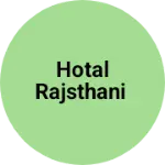Business logo of Hotal rajsthani