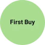 Business logo of First buy