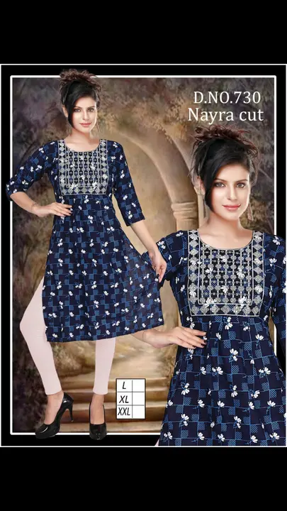 Reyon print nyra cut sequence work100pc order uploaded by Jai Gurunanak Traders on 2/17/2023