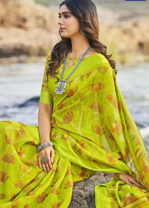 Bambu silk saree  uploaded by Krishna fashion on 2/17/2023