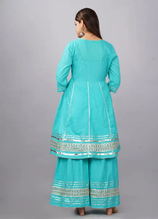 Women sarara design suit  uploaded by Julu creation on 2/17/2023