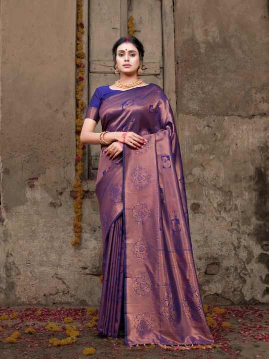 FRESH ARRIVAL❤️

*CATALOG : MAHALAXMI*

Pure softy silk saree with  orignal kuberapattu weaving and  uploaded by Aanvi fab on 2/17/2023