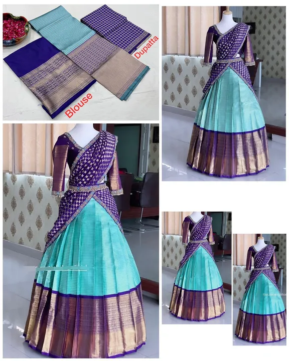 Half saree uploaded by Krishana creation on 2/17/2023