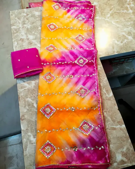 Product uploaded by Jaipuri wholesale gotta patti kurtis nd sarees on 2/17/2023