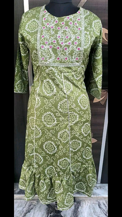 Long frock with embroidery  uploaded by SS CREATION  on 2/17/2023