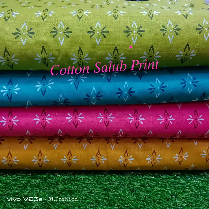 Cotton salub print  uploaded by MATAJI TEXTILES on 2/17/2023