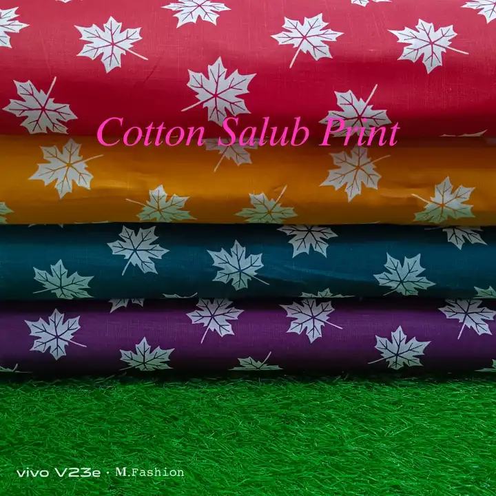 Cotton salub print  uploaded by MATAJI TEXTILES on 2/17/2023