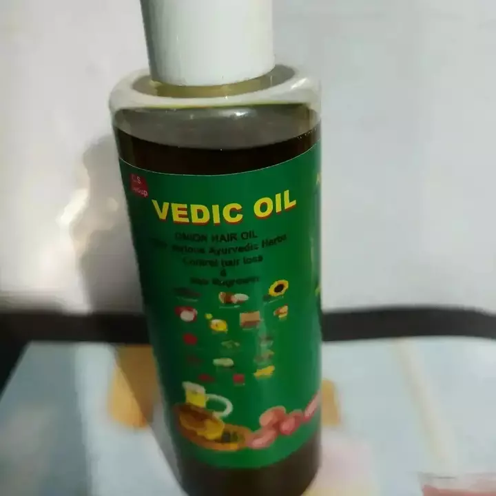 Post image Vedic onion hair oil for thinning hair.