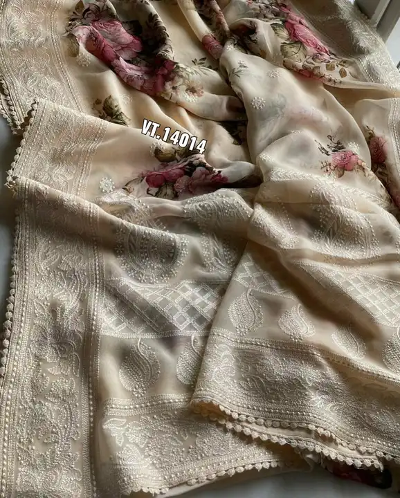 New launching


👉🏻Fabric:- *Georgette* saree with beautiful digital print with pallu border lakhna uploaded by Vishal trendz 1011 avadh textile market on 2/17/2023