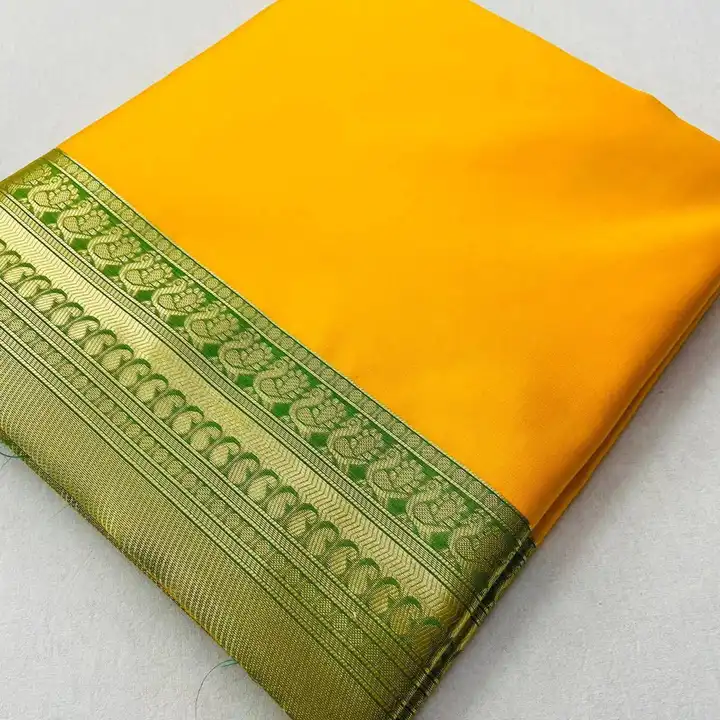 🍁 *NEW LAUNCHING* 🍁


This Six-yard Grandeur Is A Pure, Soft Lichi Silk Saree Rich Yellow Colour.  uploaded by Vishal trendz 1011 avadh textile market on 2/17/2023