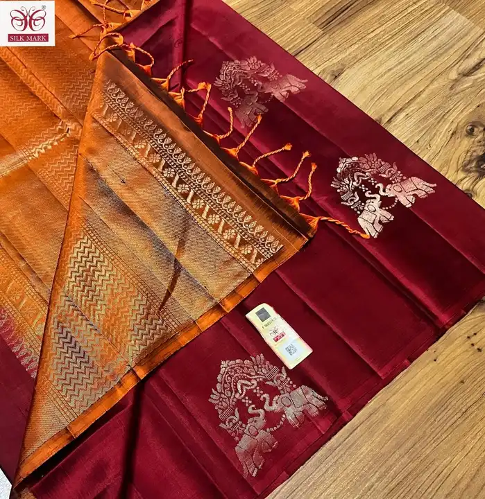 Kanchipuram pure soft silk saree uploaded by Pinki collection on 2/17/2023