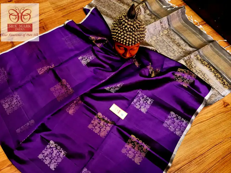 Kanchipuram pure soft silk saree uploaded by Pinki collection on 2/17/2023