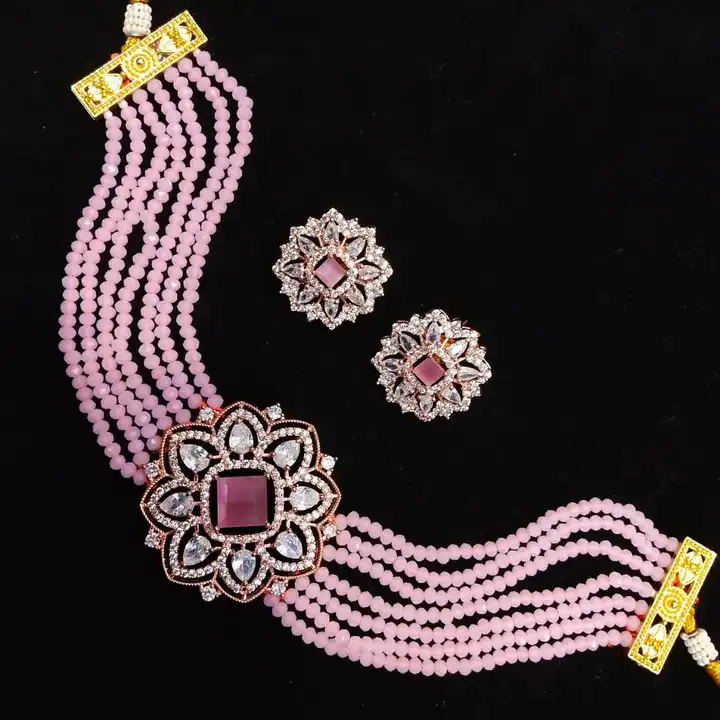 Kundan choker necklace uploaded by Sb designs on 2/17/2023