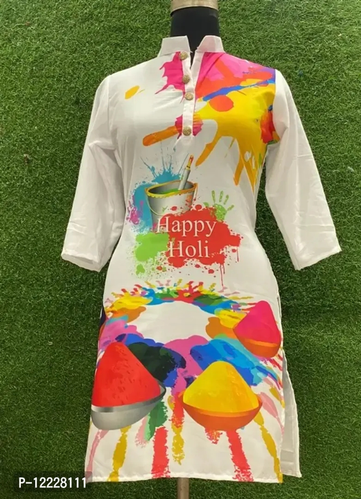 Holi special kurti 350/- all India free delivery COD available order now uploaded by Sarada Collection on 2/17/2023