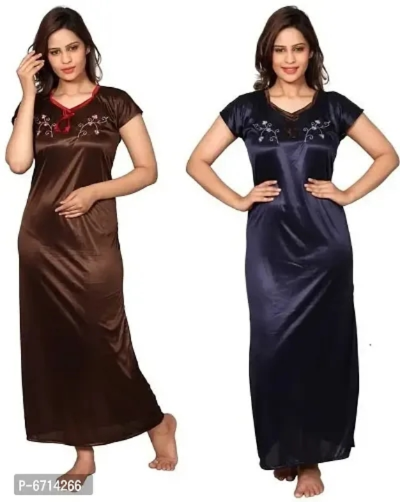 Combo offer 350/-(2) nighty night dress uploaded by business on 2/17/2023