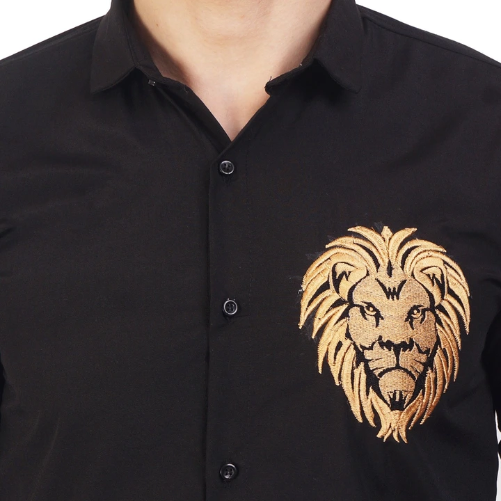 Black tiger shirt  uploaded by Takhfabrics on 2/17/2023