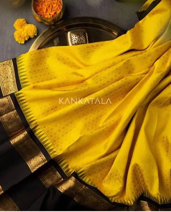 Hey guys my new collections Beautiful yellow 💛 colour available  uploaded by Dhananjay Creations Pvt Ltd. on 2/17/2023