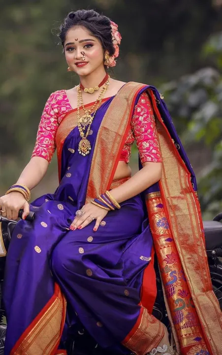 Beautiful padmavat saree  uploaded by Dhananjay Creations Pvt Ltd. on 2/17/2023