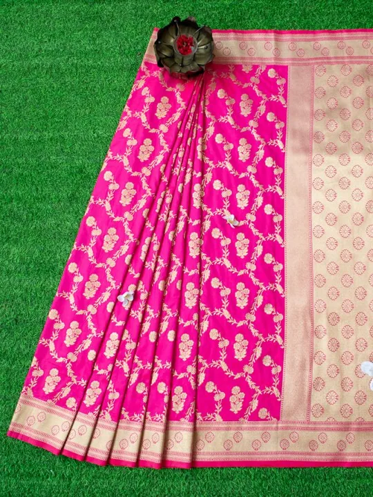 Hey guys do you want to order this saree so please DM me 💬 and call now  uploaded by Dhananjay Creations Pvt Ltd. on 2/17/2023