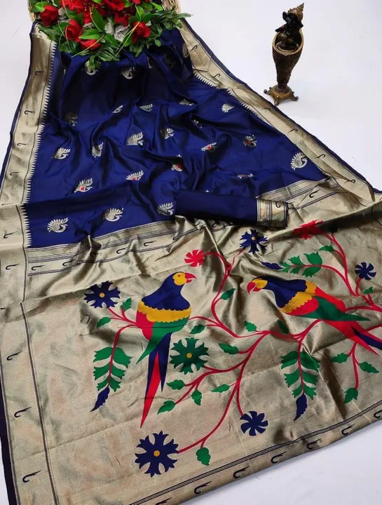 Beautiful banarasi silk saree beautiful colours  uploaded by Dhananjay Creations Pvt Ltd. on 2/17/2023