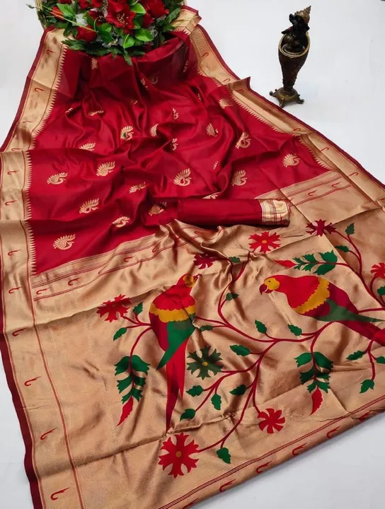 Beautiful banarasi silk saree beautiful colours  uploaded by Dhananjay Creations Pvt Ltd. on 2/17/2023