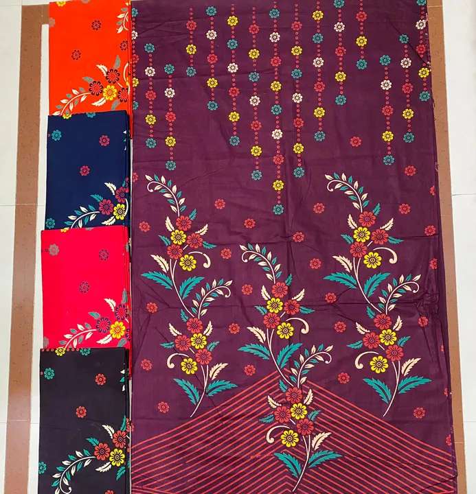 Gujri nighty fabric 2.90 mtr cut pic  uploaded by Angels city fashion fabric on 2/17/2023