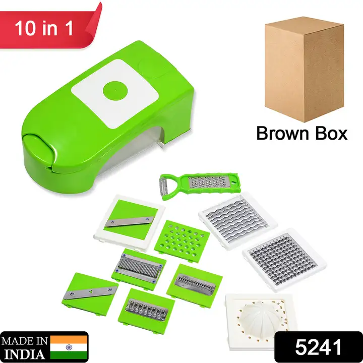 5241 10 IN 1 FRUIT & VEGETABLE SLICER & CUTTER (BROWN BOX)

 uploaded by DeoDap on 2/17/2023