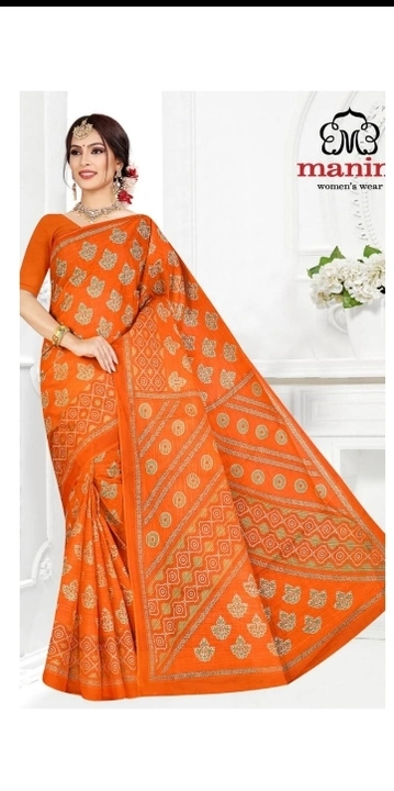 Premium Cotton printed designer Saree  uploaded by Vikas Marketing  on 2/17/2023